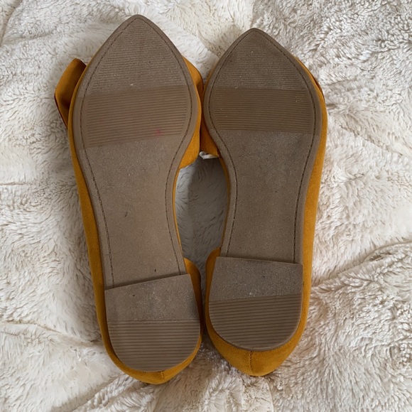 Torrid - Mustard Micro Suede-y D'orsay Flats - Picture 5 of 5